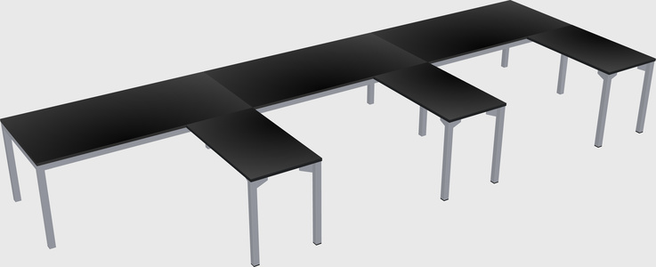 L-shaped desk
