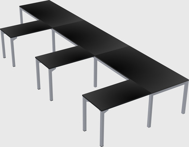L-shaped desk