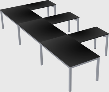 L-shaped desk