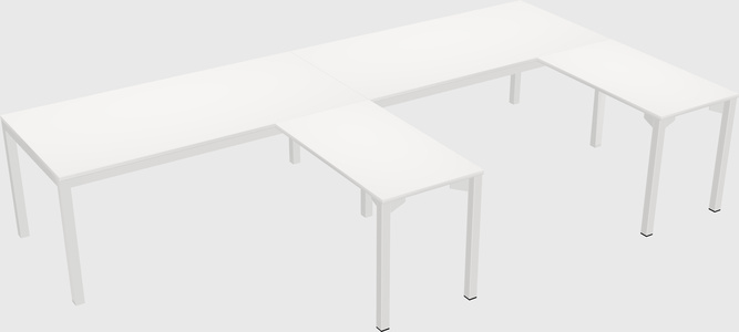 L-shaped desk
