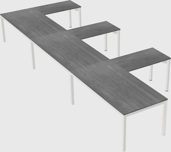 L-shaped desk