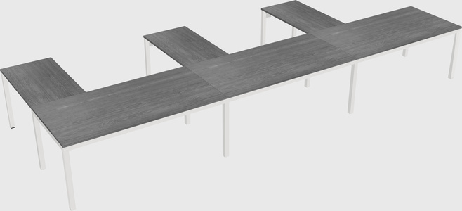 L-shaped desk