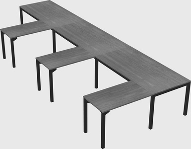 L-shaped desk