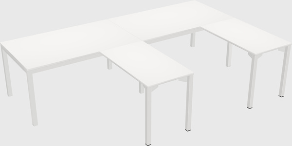 L-shaped desk