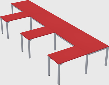 L-shaped desk