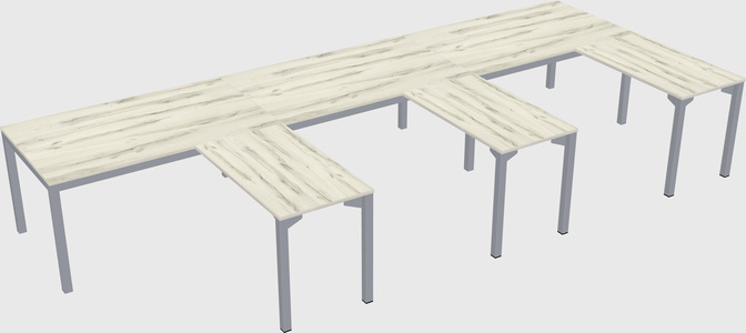 L-shaped desk