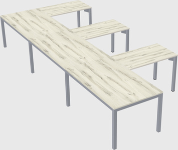L-shaped desk