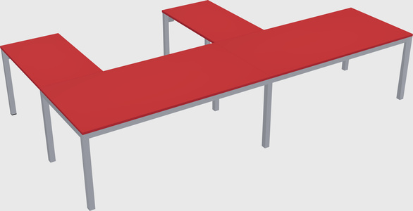 L-shaped desk