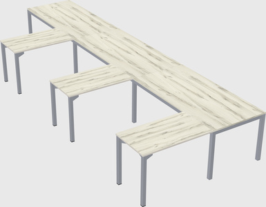 L-shaped desk
