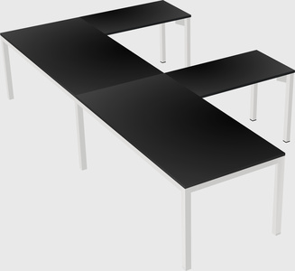 L-shaped desk