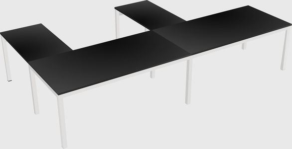 L-shaped desk