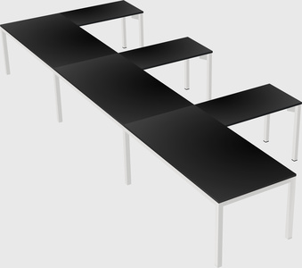 L-shaped desk
