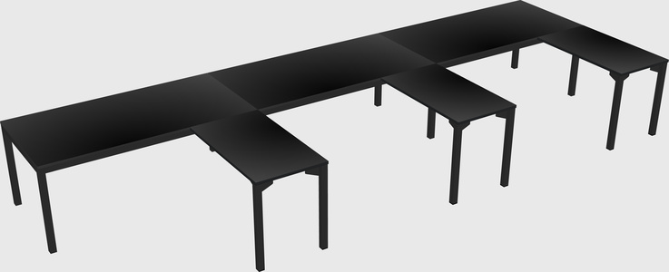 L-shaped desk