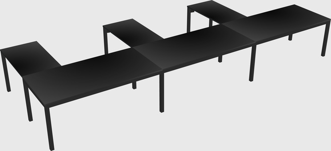 L-shaped desk