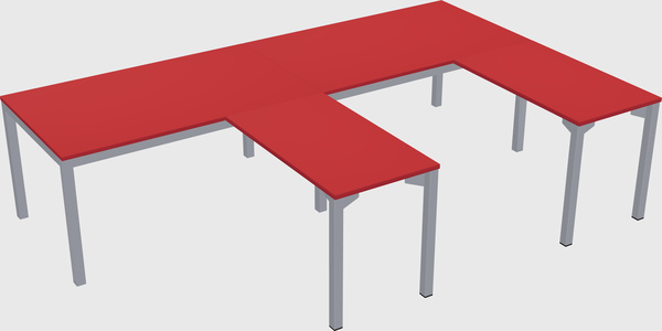 L-shaped desk