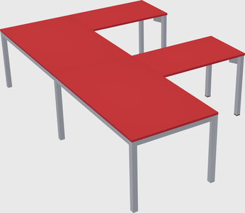 L-shaped desk