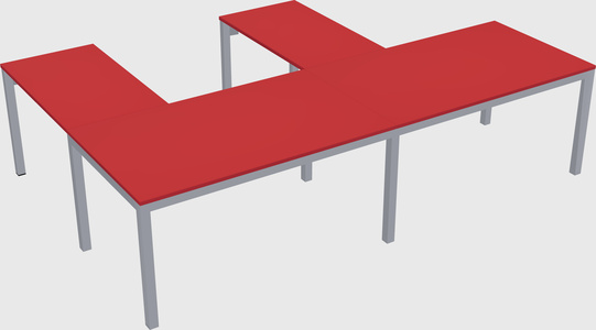 L-shaped desk