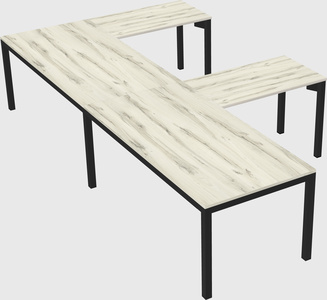 L-shaped desk