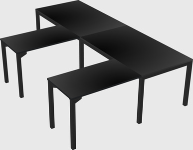 L-shaped desk