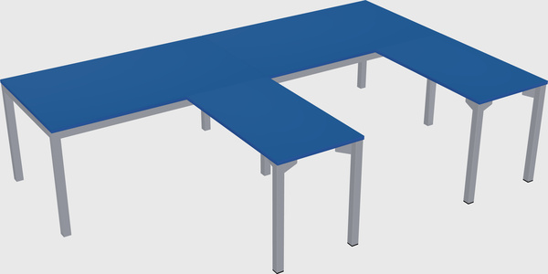 L-shaped desk