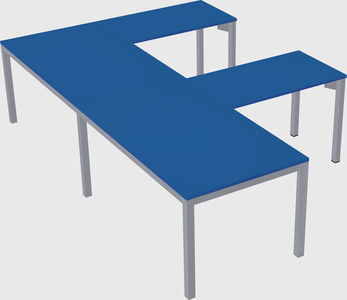 L-shaped desk