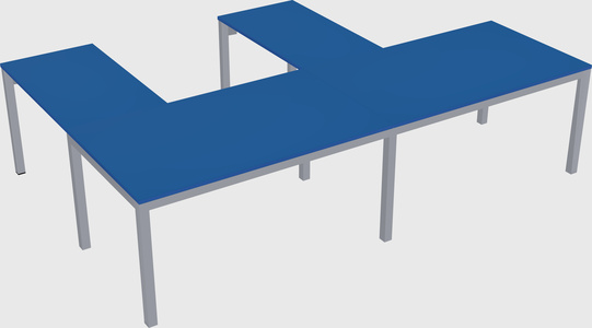 L-shaped desk