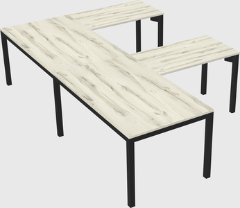 L-shaped desk