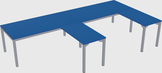 L-shaped desk