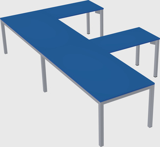 L-shaped desk