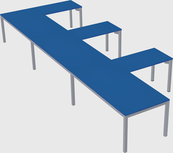 L-shaped desk