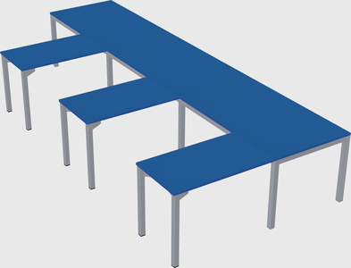 L-shaped desk
