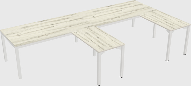 L-shaped desk