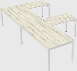 L-shaped desk