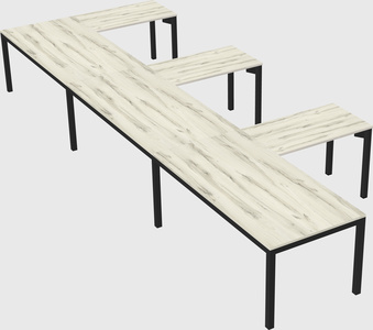 L-shaped desk