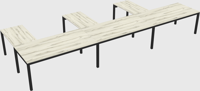 L-shaped desk
