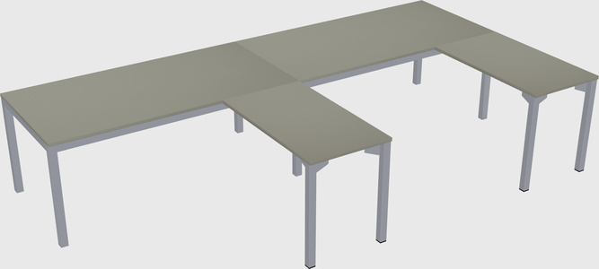 L-shaped desk