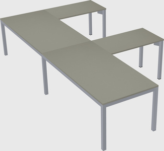 L-shaped desk