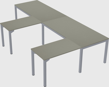 L-shaped desk