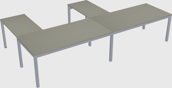 L-shaped desk