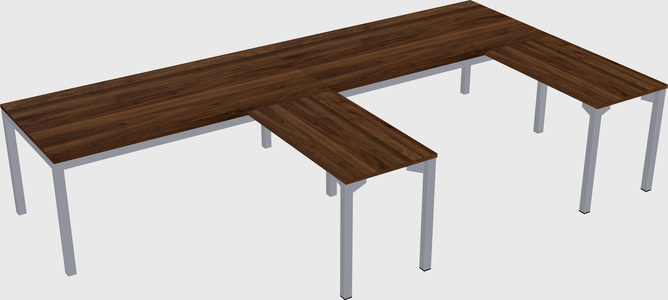 L-shaped desk