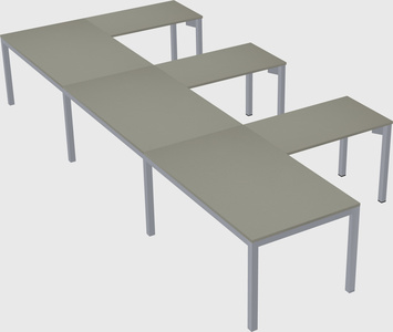 L-shaped desk