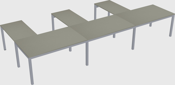 L-shaped desk