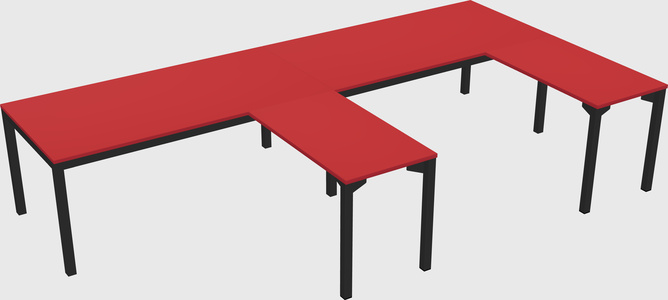 L-shaped desk