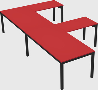 L-shaped desk
