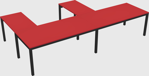 L-shaped desk