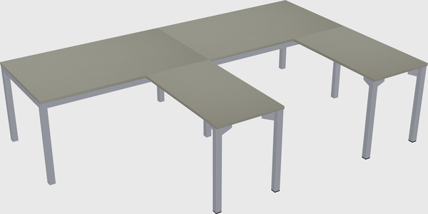 L-shaped desk