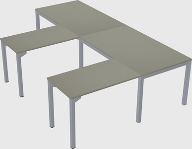 L-shaped desk