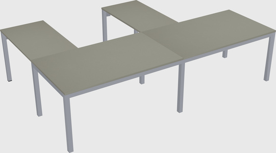 L-shaped desk