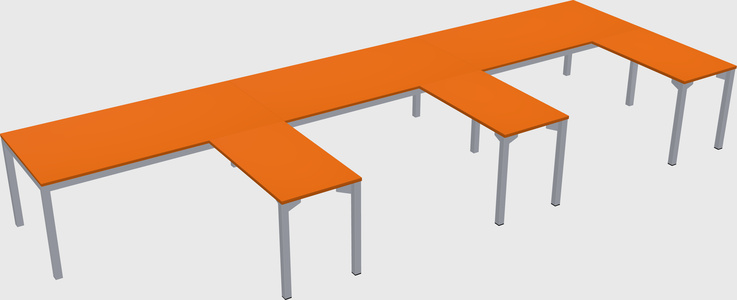 L-shaped desk