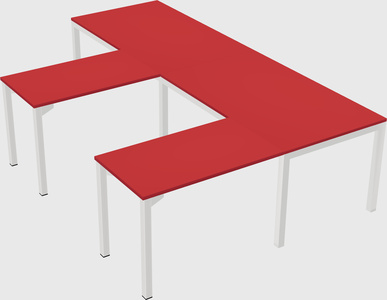 L-shaped desk
